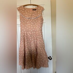 Polka Dot Sleeveless Dress